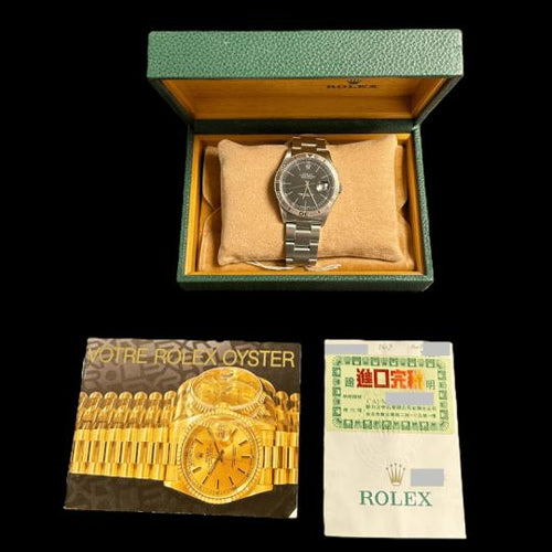 Montre Rolex Datejust Turn-O-Graph - Montre automatique 36 mm en acier 58 Facettes MT44100