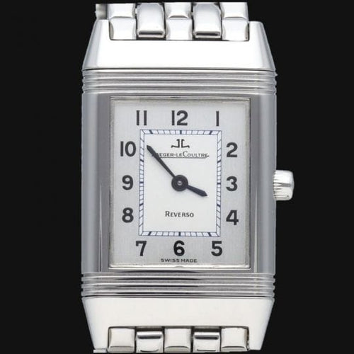 Montre Jaeger-LeCoultre Reverso - Montre classique Petit Monoface en acier 58 Facettes MT43956