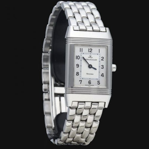 Montre Jaeger-LeCoultre Reverso - Montre classique Petit Monoface en acier 58 Facettes MT43956
