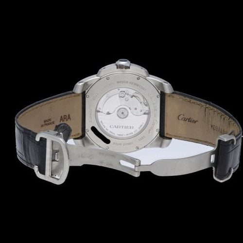 Montre Cartier Calibre de Cartier - Montre automatique homme 42 mm en acier 58 Facettes MT44443