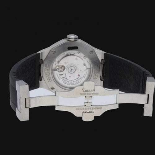 Montre Baume & Mercier Riviera - Montre automatique homme 42 mm en acier 58 Facettes MT44342