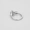 Bague 54 Solitaire en or blanc et diamants 58 Facettes B250605