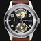 Montre Montblanc 1858 Geosphere - Montre automatique homme en acier 58 Facettes MT44313