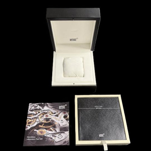 Montre Montblanc 1858 Geosphere - Montre automatique homme en acier 58 Facettes MT44313