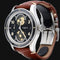 Montre Montblanc 1858 Geosphere - Montre automatique homme en acier 58 Facettes MT44313