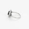 Bague 56 Bague en or blanc, saphir et diamants 58 Facettes B250363