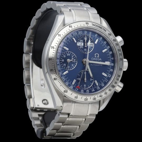 Montre Omega Speedmaster - Montre chronographe Day-Date en acier 58 Facettes MT43739