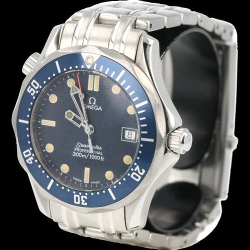 Montre Omega Seamaster 300M - Montre homme en acier, cadran bleu 58 Facettes MT44492