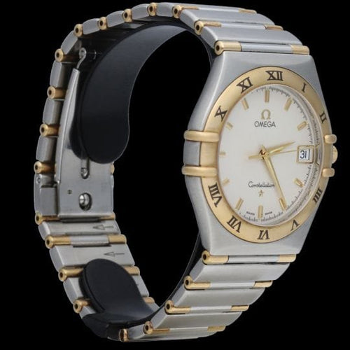 Montre Omega Constellation - Montre homme en or jaune et acier, quartz 58 Facettes MT44544