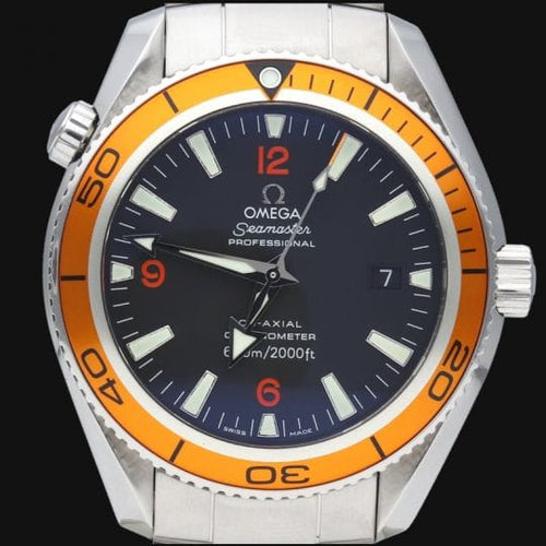 Montre Omega Seamaster Planet Ocean - Montre homme 600M en acier 42 mm 58 Facettes MT42604