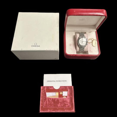Montre Omega Speedmaster - Montre chronographe automatique en acier 39 mm 58 Facettes MT44117