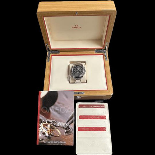 Montre Omega Seamaster Aqua Terra - Montre GMT chronographe 43 mm acier 58 Facettes MT44142