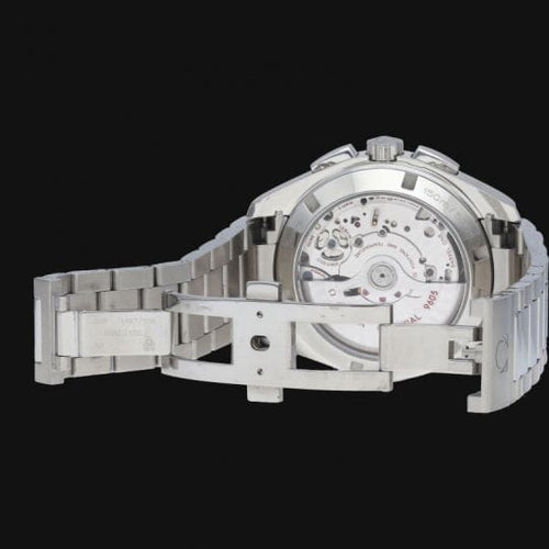 Montre Omega Seamaster Aqua Terra - Montre GMT chronographe 43 mm acier 58 Facettes MT44142