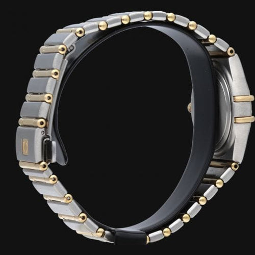 Montre Omega Constellation - Montre Mini 22 mm quartz en or jaune et acier 58 Facettes MT44011