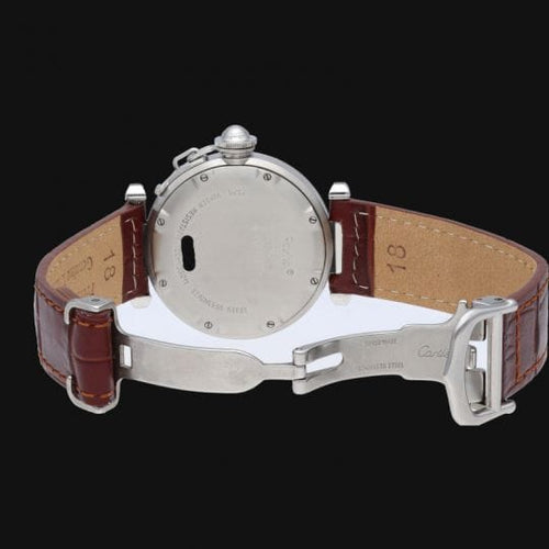 Montre Cartier Pasha C - Montre automatique 35 mm en acier 58 Facettes MT42733
