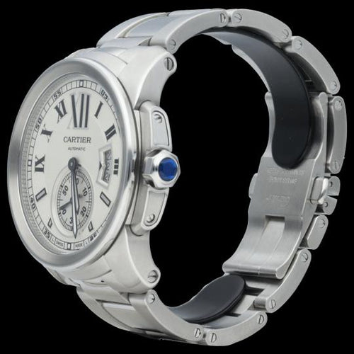 Montre Cartier Calibre de Cartier - Montre homme automatique 42 mm en acier 58 Facettes MT44412