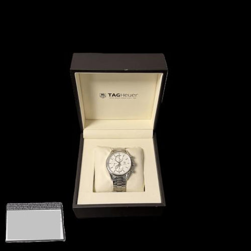 Montre TAG Heuer Carrera - Montre chronographe Calibre 1887 en acier 58 Facettes MT44496