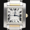 Montre Cartier Tank Française GM - Montre en or jaune et acier 58 Facettes MT43970