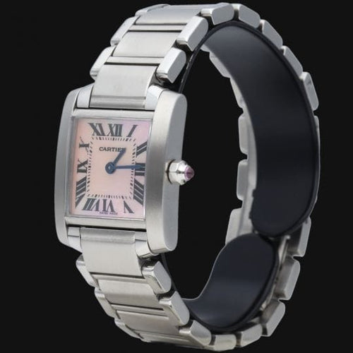 Montre Cartier Tank Française - Montre en acier 58 Facettes MT43913