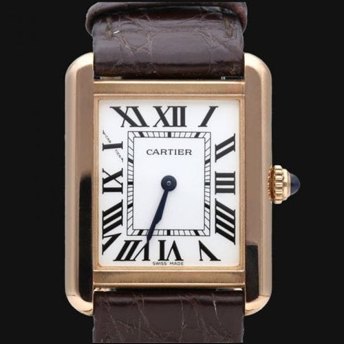 Montre Cartier Tank Solo - Montre en or jaune, quartz 58 Facettes MT45148