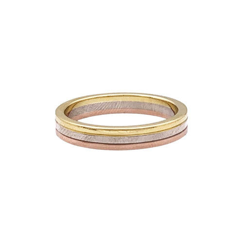 Bague 54 Alliance Cartier "Vendôme Louis Cartier", trois ors. 58 Facettes 35378