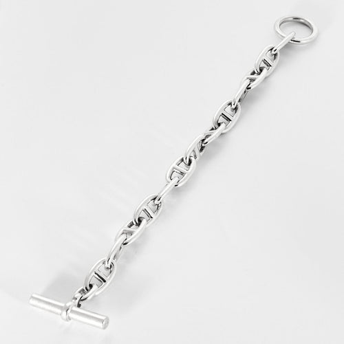 Bracelet Hermès Bracelet Chaîne d'Ancre en argent 58 Facettes B250115