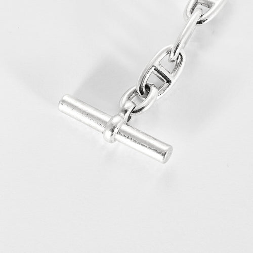 Bracelet Hermès Bracelet Chaîne d'Ancre en argent 58 Facettes B250115