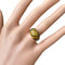 Bague 52 Bague chevalière œil de tigre en or jaune 18 carats 58 Facettes 347