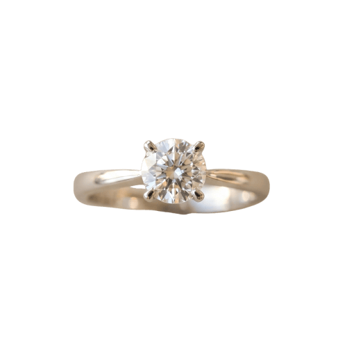 Ring Solitär i vitguld 750 med diamant 0,50 ct 