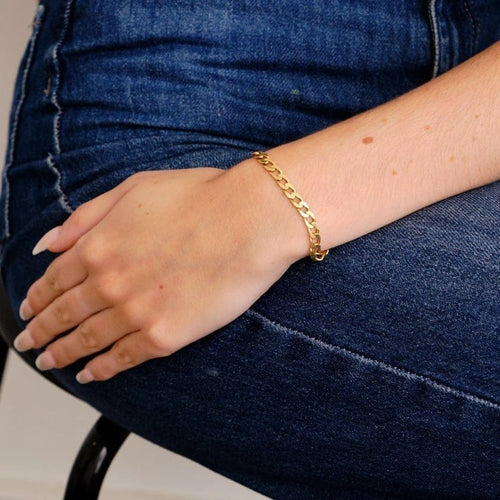 Bracelet Bracelet en or jaune 18 carats 58 Facettes