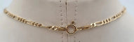 Collier Chaîne en or jaune 14 carats 58 Facettes
