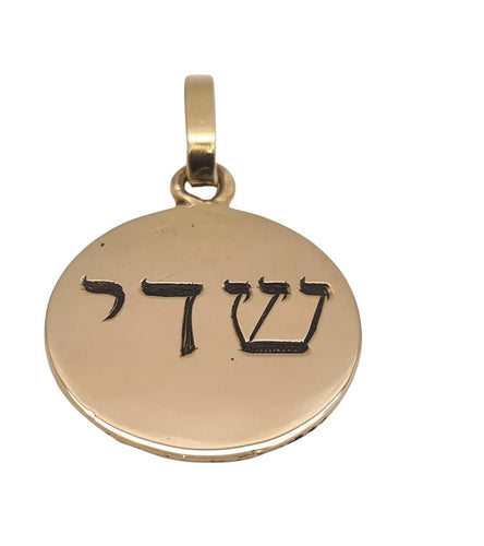 Pendentif Pendentif médaille en or jaune 18 carats 58 Facettes