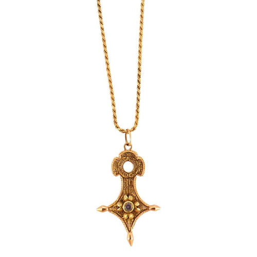 Collier Collier en or jaune 18 ct 58 Facettes