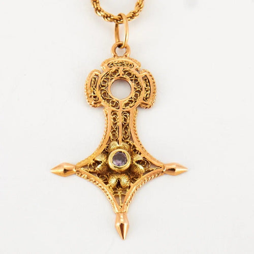 Collier Collier en or jaune 18 ct 58 Facettes