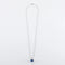 Collier Collier en or blanc 18 ct avec saphir 58 Facettes
