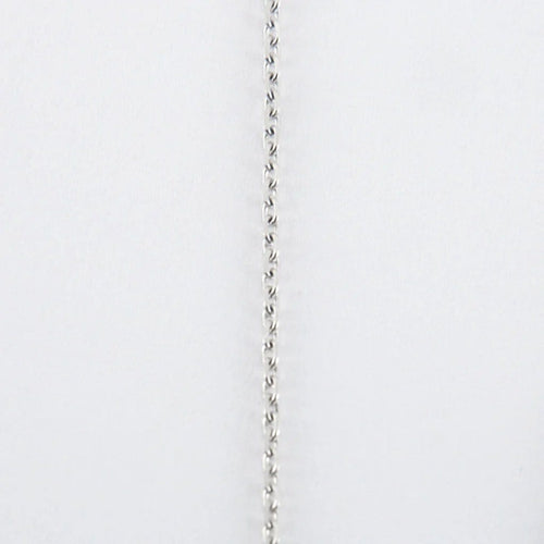 Collier Collier en or blanc 18 ct avec saphir 58 Facettes