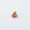 Boucles d'oreilles Boucles d'oreilles en or jaune & saphir rose 58 Facettes