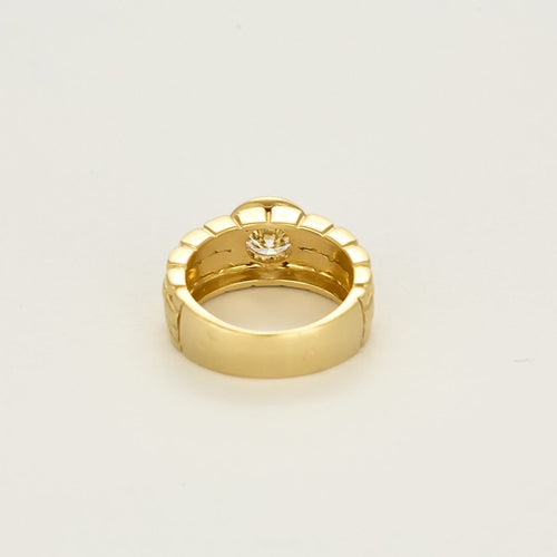 Bague 49 Bague solitaire en or jaune et diamant 58 Facettes B250610