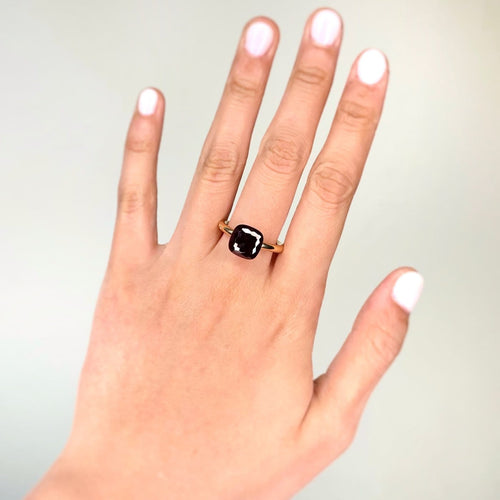 Bague 58 Pomellato Nudo Classic - Bague en or jaune et grenat 58 Facettes 260058R