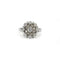 Bague 46.5 Bague marguerite en or blanc 750‰ et diamants 58 Facettes 260014SP
