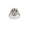 Bague 46.5 Bague marguerite en or blanc 750‰ et diamants 58 Facettes 260014SP