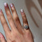 Bague 46.5 Bague marguerite en or blanc 750‰ et diamants 58 Facettes 260014SP