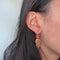 Boucles d'oreilles Boucles d'oreilles pampilles en or jaune et corail 58 Facettes 260026R