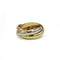 Bague 53 Cartier Trinity - Bague en or jaune, blanc et rose 750‰ 58 Facettes 260021R