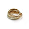 Bague 53 Cartier Trinity - Bague en or jaune, blanc et rose 750‰ 58 Facettes 260021R
