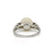 Bague 50 Art déco - Bague en platine 950‰ avec diamants et perle 58 Facettes 260016R