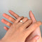 Bague 50 Art déco - Bague en platine 950‰ avec diamants et perle 58 Facettes 260016R