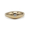 Bague 70 Bague jonc en or jaune 750‰ et diamant taille brillant 58 Facettes 260006R