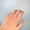 Bague 54 Demi-alliance - Bague en or blanc 750‰ et diamants 58 Facettes 250472R