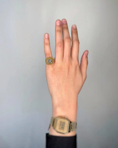 Bague 51 Bague Tressée - Or jaune et Saphirs 58 Facettes 250440R